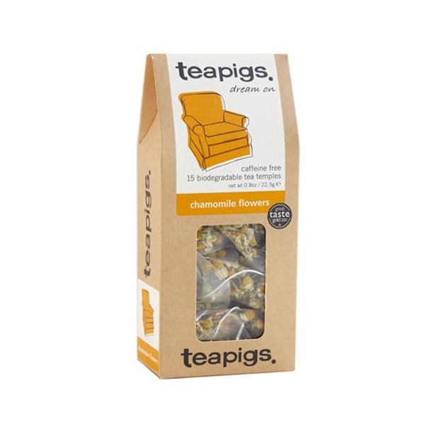 teapigs Chamomile Flowers - 15 Tea Bags (6 pack)