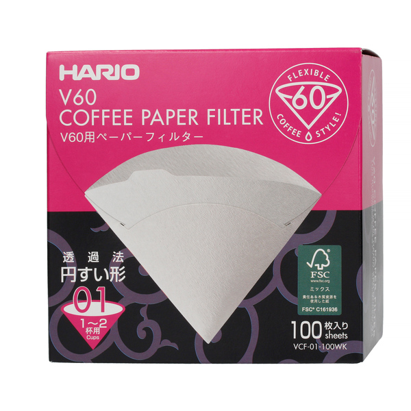 - White Paper Filters V60-01 (VCF-01-100WK)