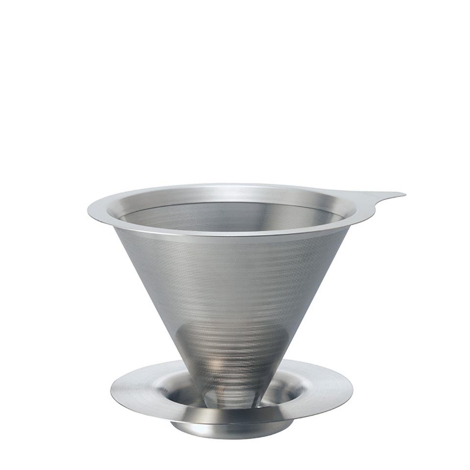 Hario Double Mesh Metal Dripper V60-01