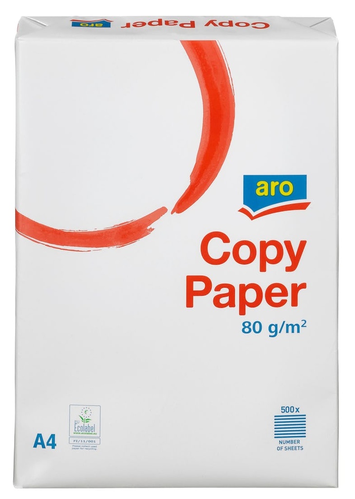 Aro copy paper A4 500pcs 80gr