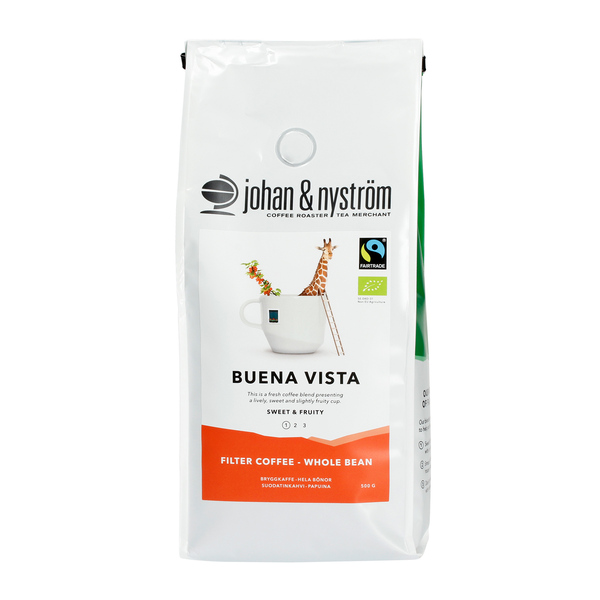 Johan & Nyström Buena Vista Fairtrade
BIO OMNI 500g, coffee
