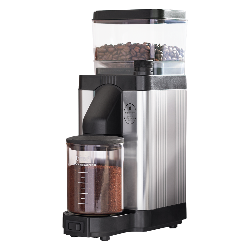 Moccamaster KM5 Coffee Grinder - Koffiemolen - Polished Silver