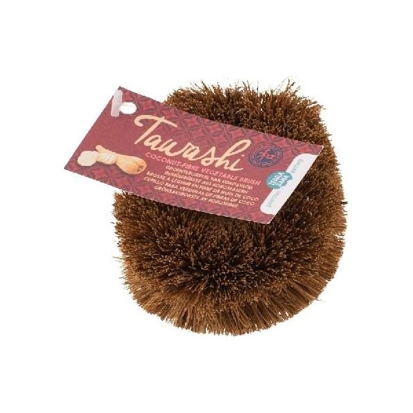 Terrasana - Tawashi - Coconut Fibre Vegetable Brush (groenteborstel van kokosvezel)