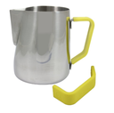 Rhino Coffee Gear - Silicone 600ml Milk Pitcher Handle Grip - Yellow