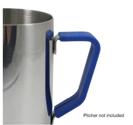 Rhino Coffee Gear - Silicone 350ml Milk Pitcher Handle Grip - Blue
