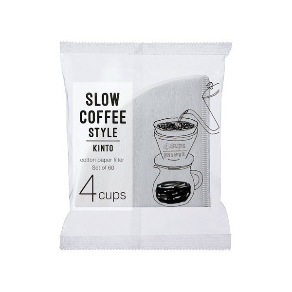 KINTO - SCS 4 Cups Paper Filters - 60 Pieces