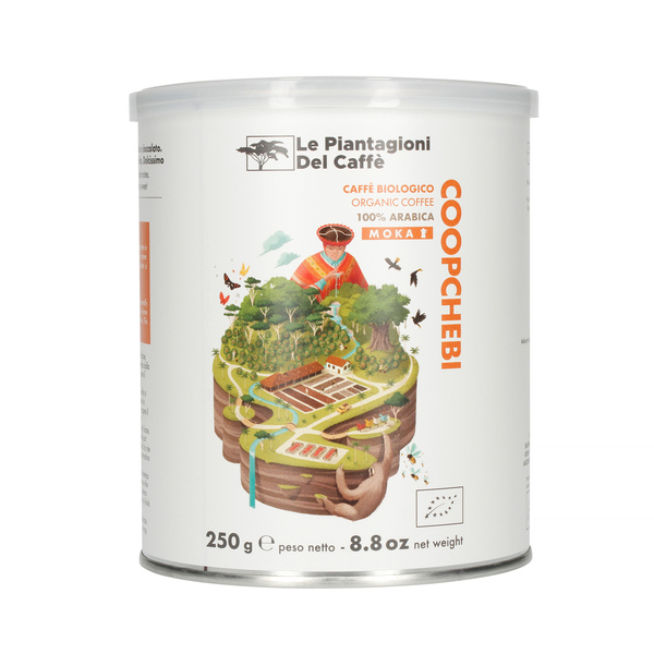 Le Piantagioni del Caffe - Coopchebi Espresso 250g - Ground Coffee
