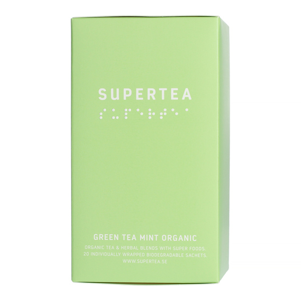 Teministeriet - Supertea Green Tea Mint Organic - 20 Tea Bags