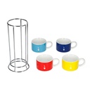 Bialetti Color - Cappuccino Cups - Light Blue - single (replacement) cup