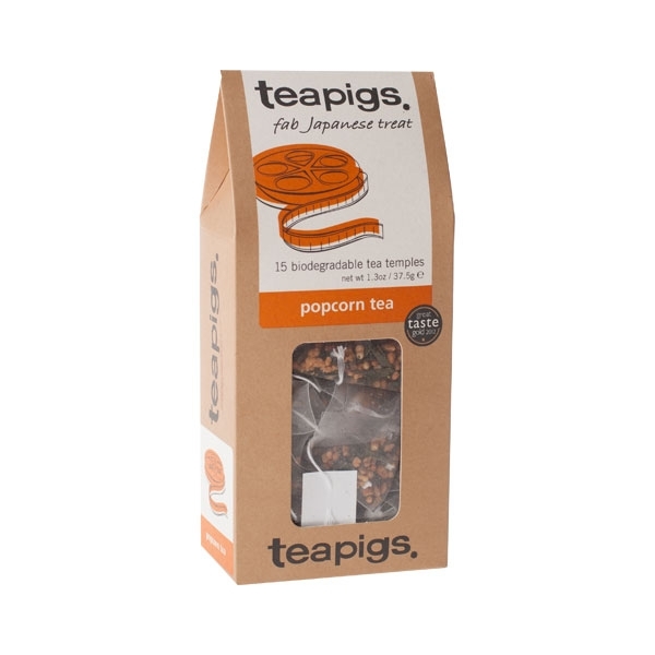 teapigs Popcorn Tea - 15 Tea Bag  (box of 6 - 90 bags total)