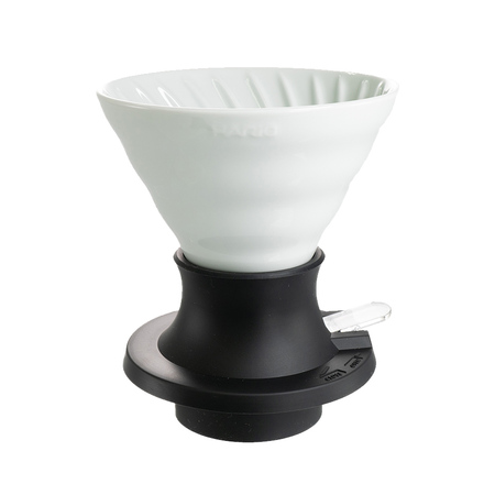 Hario - Immersion Switch White Ceramic Coffee Dripper + Filters