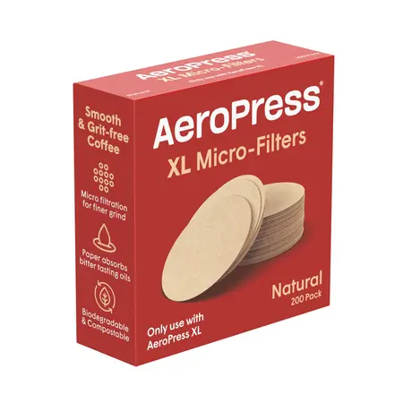 AeroPress XL Paper Micro-Filters Natural