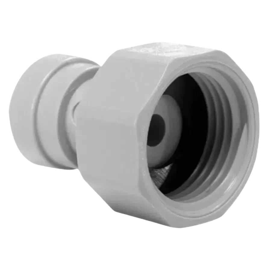 John Guest Female Adaptor 3/8" PF x 3/4" F BSP (Flat Face Seal) 