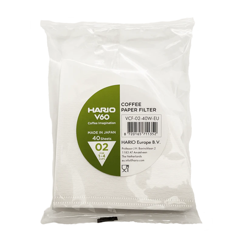 Hario V60 02 Filter Papers 40 pcs White