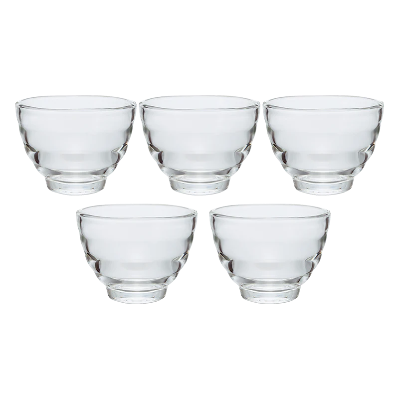 Hario Glass Coffee/Tea Cups - Yunomi (5pcs)