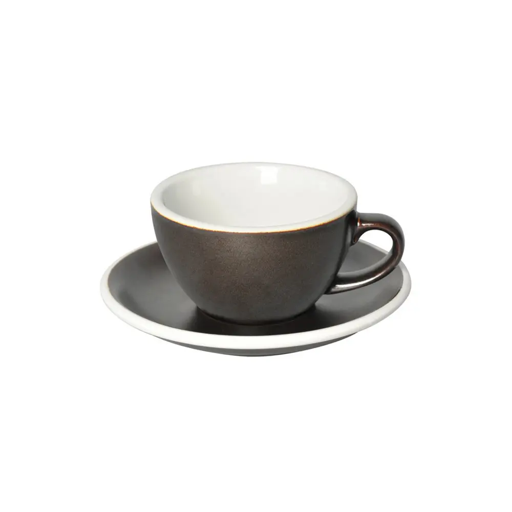 Loveramics - Egg Cappuccino Cup (Gunpowder)