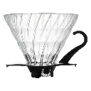 Hario V60-02 Glass Dripper - Black