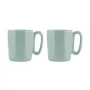 Vialli Design set of 2 ceramic espresso cups FUORI 80ml mint