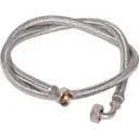 Flexible Stainless Steel Hose 150cm – 3/4" x 3/4"Conical Connection with elbow (Female)