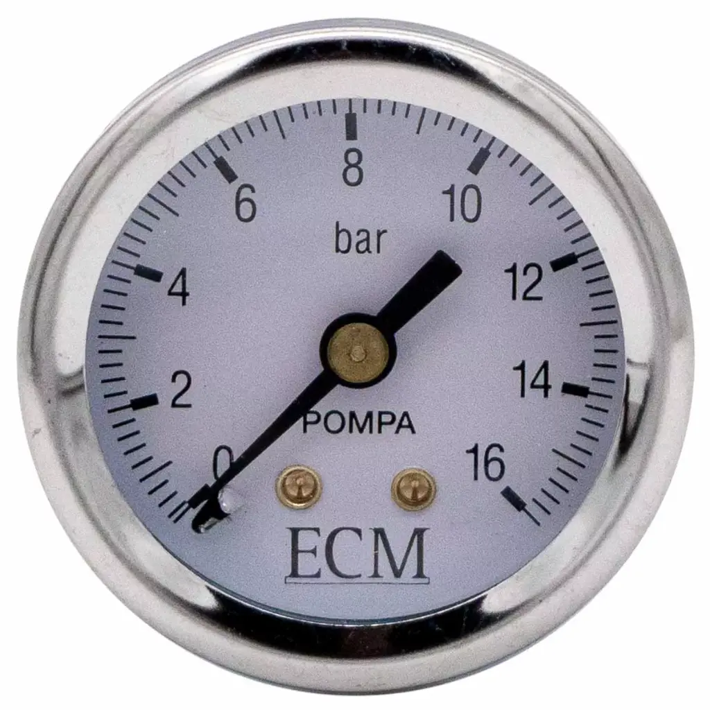 ECM Pump Pressure Gauge – 0–16 Bar Manometer