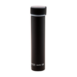 [SBV20-BLACK] Asobu - Skinny Mini Black - 230 ml Travel Bottle