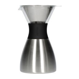 Asobu - Pourover Insulated Coffee Maker - Silver / Black - 900ml