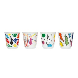[YOTZ109] Bialetti - Arte - Set of 4 Espresso Cups