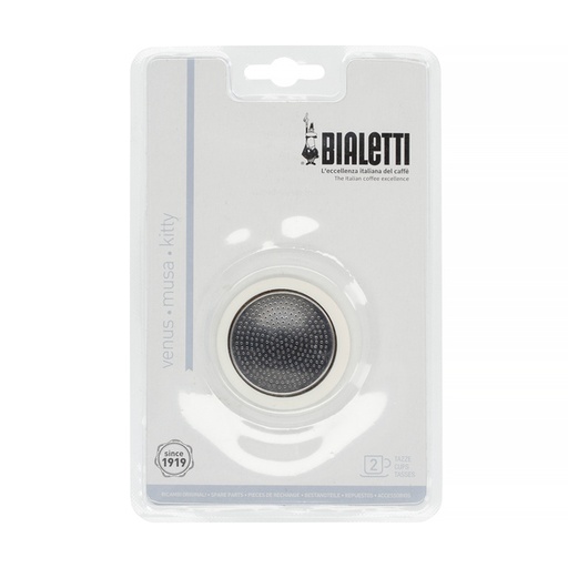 [0800038 8006363030632] Bialetti - Seal + Sieve for Bialetti 2tz Steel Coffee Makers