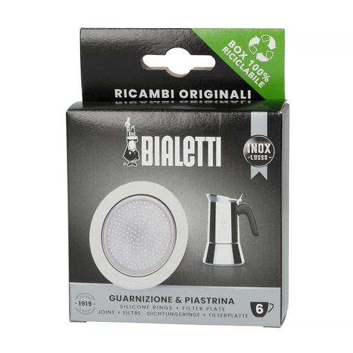 [0005380/AP
0800412/New 
old EAN-8006363005111] Bialetti - Seal + Sieve for Bialetti 6tz Steel Coffee Makers