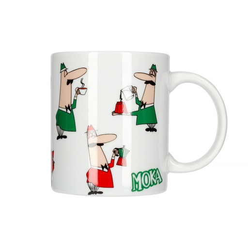 [DCMOKI0032] Bialetti - Italia Tricolore Omino Mug (box of 6)