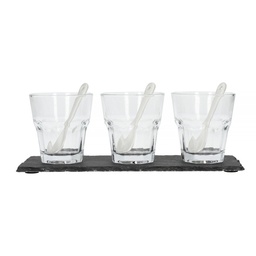 Bialetti - Iced Coffee 3 Glass Set with Tray