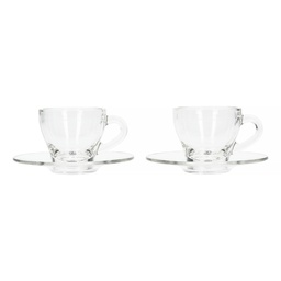 [DCRAST0006] Bialetti - Classic - Set of 2 glass cups for Espresso