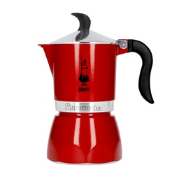 Bialetti Moka Pot Fiammetta 3cup Red