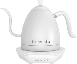 [BA10VKVDE-WW] Brewista Artisan Variable Temperature Electric Kettle Matte White 1000ml