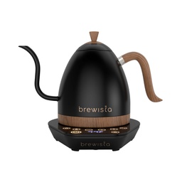 [BA10VKVDE-MB 0081006050022] Brewista Artisan Variable Temperature Electric Kettle Matte Black with Wood 1000ml