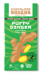 Chocolatemakers Puffy Ginger Pure - Puffed Quinoa & Ginger (80gr)