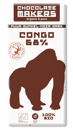 Chocolatemakers Gorilla bar Puur 68% (85gr)