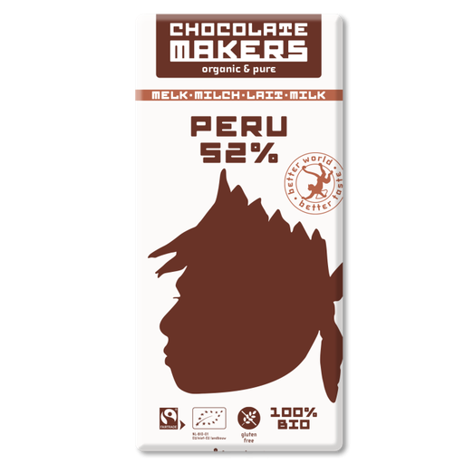 Chocolatemakers Awajun Milk 52%  (85gr)