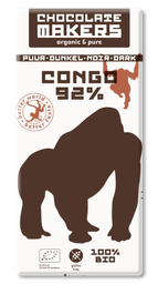 Chocolatemakers Gorilla bar extra Puur 92% (85gr)