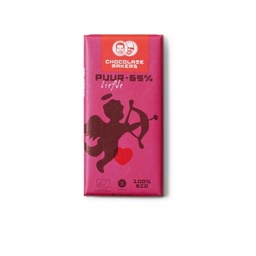 [1102] Chocolatemakers Bio Pure Love (Puur liefde) puur/dunkel/noir/dark 65% (85gr)