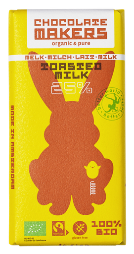 Chocolatemakers Toasted Milk - Bio Fair Trade Lente 25% (85gr)