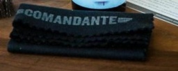 [1965] Comandante - Cotton Cloth Black, 15 x 15cm