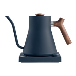 [1219BL90] Fellow Stagg EKG - Electric Pour-Over Kettle - Blue with wooden handle