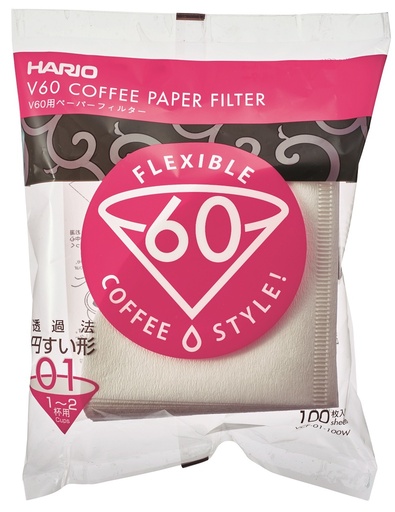 [VCF-01-100W] Hario V60 - 01 filter papers