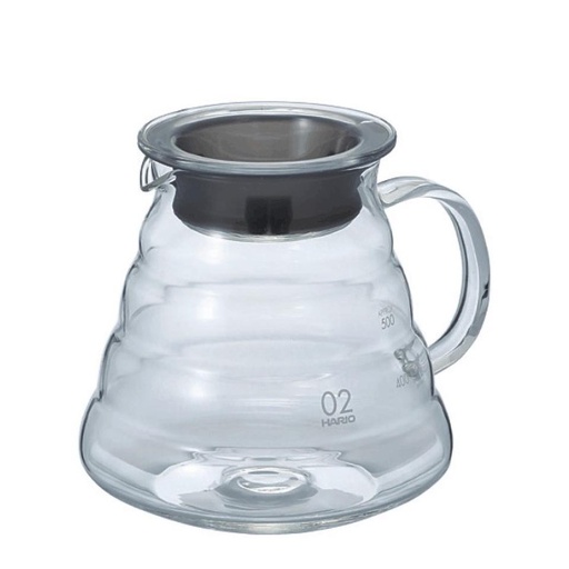 [XGS-60TB-BLM] Hario V60-02 Range Server 600ml Clear - Bloom Series