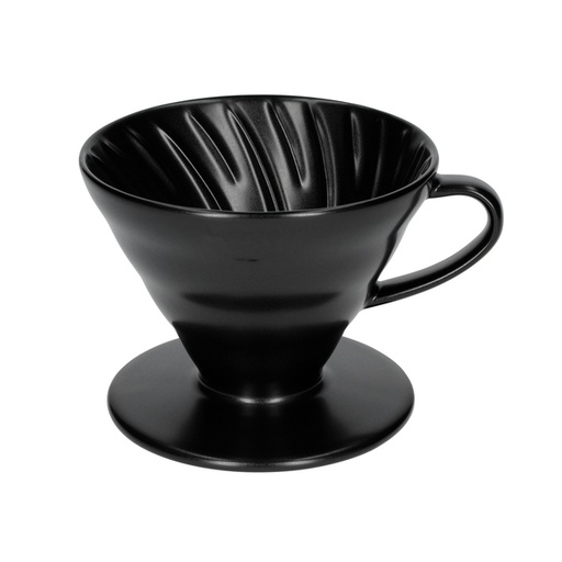 [VDC-02-MB-BB] Hario V60 Dripper "Colour Edition" Matte Black