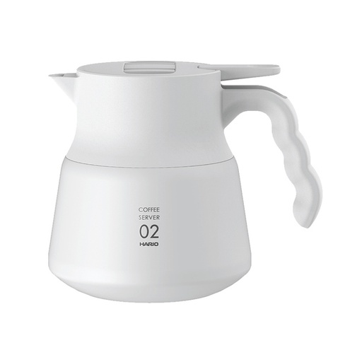 [VHSN-60-W] Hario Insulated Stainless Steel Server V60-02 PLUS White - 600ml