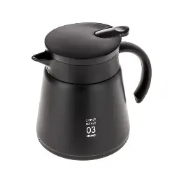 [VHS-80B-EX] Hario Insulated Stainless Steel Server V60-03 Black - 800ml