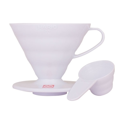[VDR-02-W 4977642724303] Hario V60-02 Plastic Dripper White
