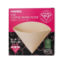 [VCF-02-40M] Hario Paper Filter Box 40 pcs - Misarashi